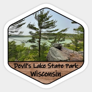 Devil's Lake State Park in Wisconsin Sticker